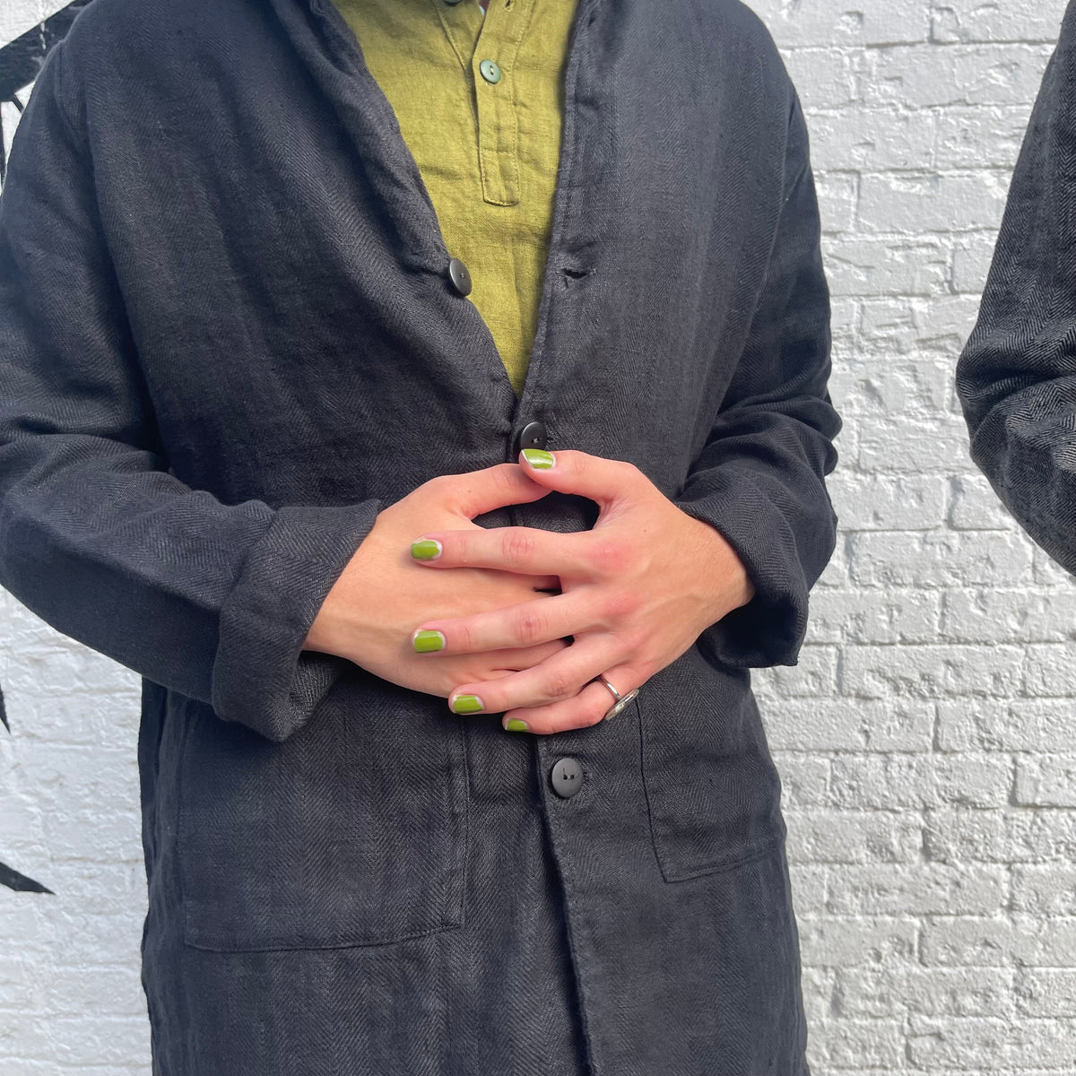 4 Button Chore Jacket - Black - Jao Brand | Jao Brand