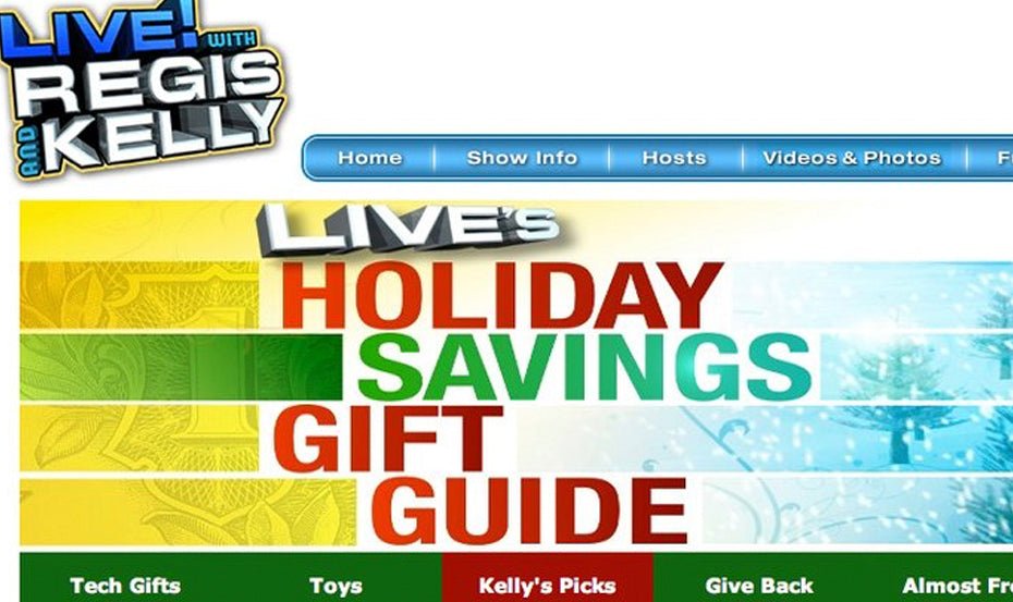 Live! with Regis and Kelly Holiday Gift Guide - Jao Hand Sanitizer - Jao Brand