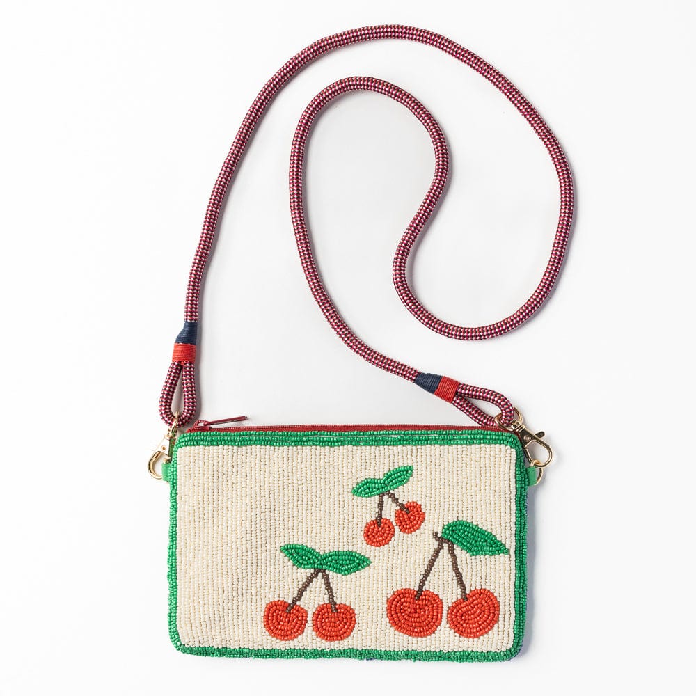 Cherries Seed Bead Clutch - Jao Brand