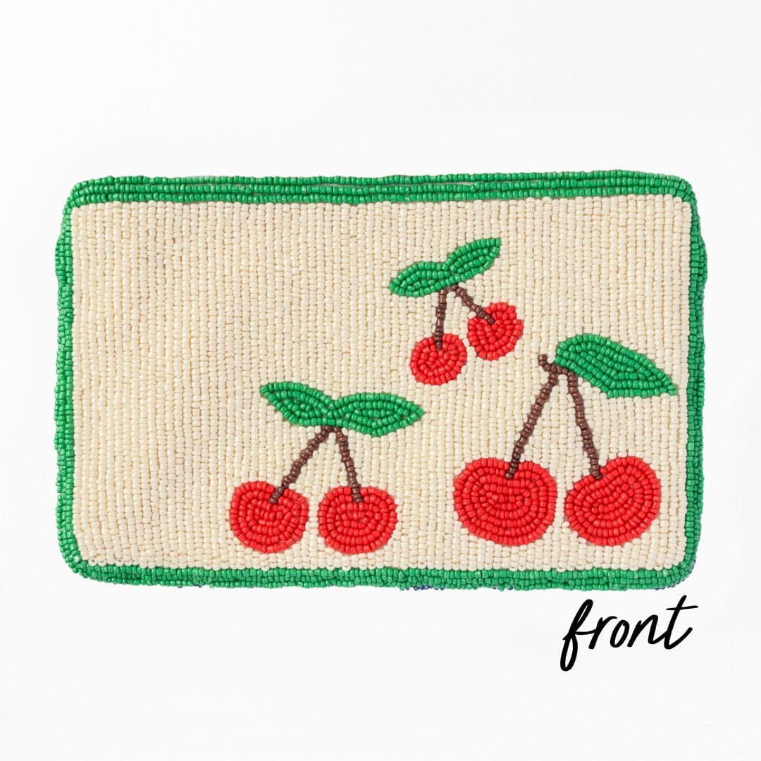Cherries Seed Bead Clutch - Jao Brand