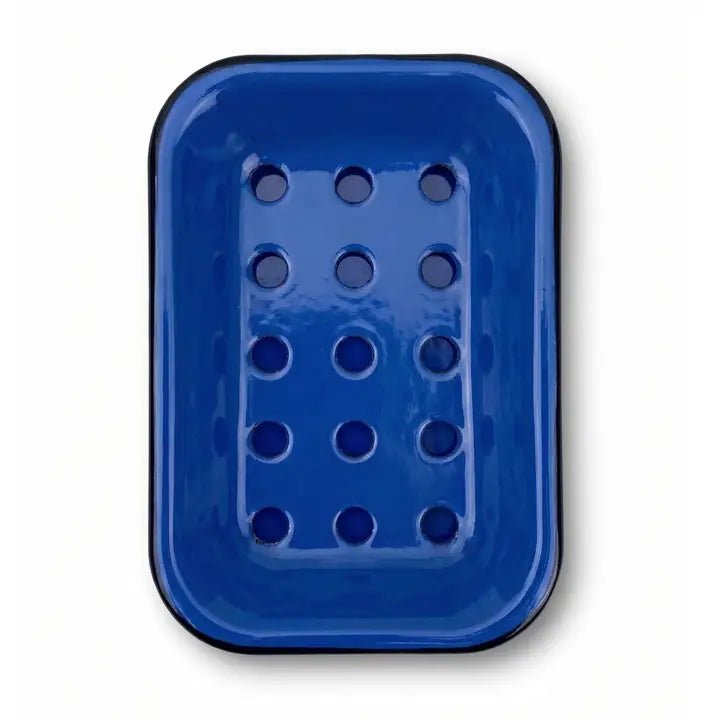 Cobalt Enamel Soap Dish - Jao Brand