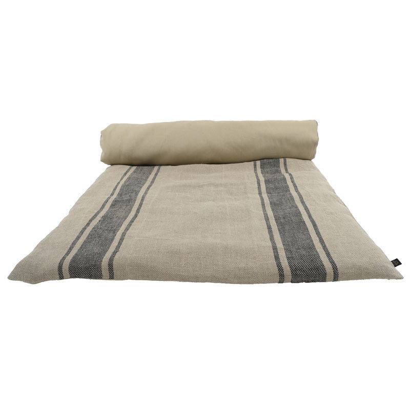 French Bedroll - Striped Linen - Jao Brand