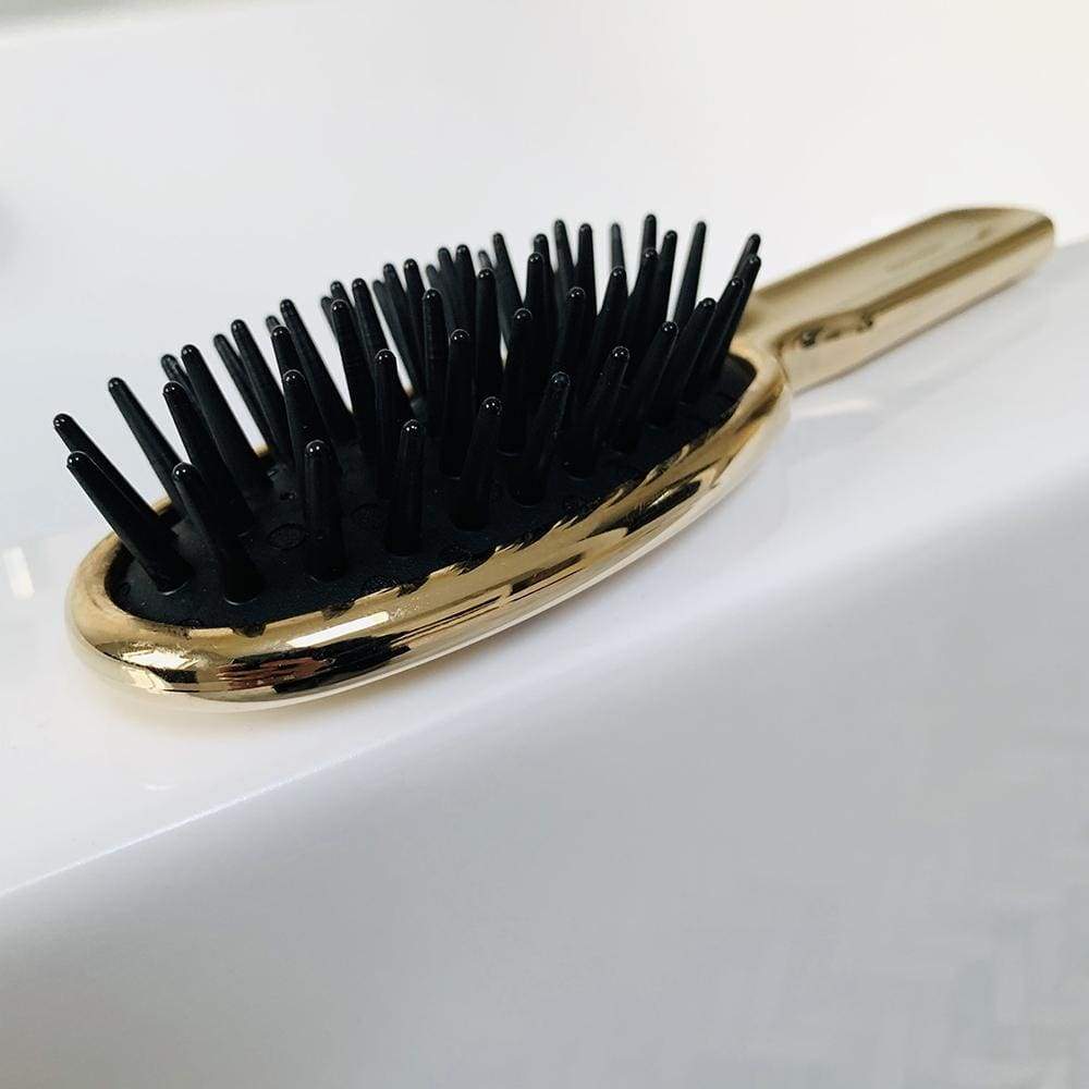 Gold Metalli Pneumatic Hairbrush - Jao Brand