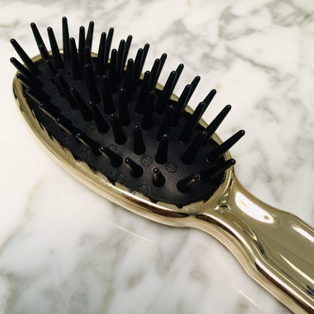 Gold Metalli Pneumatic Hairbrush - Jao Brand