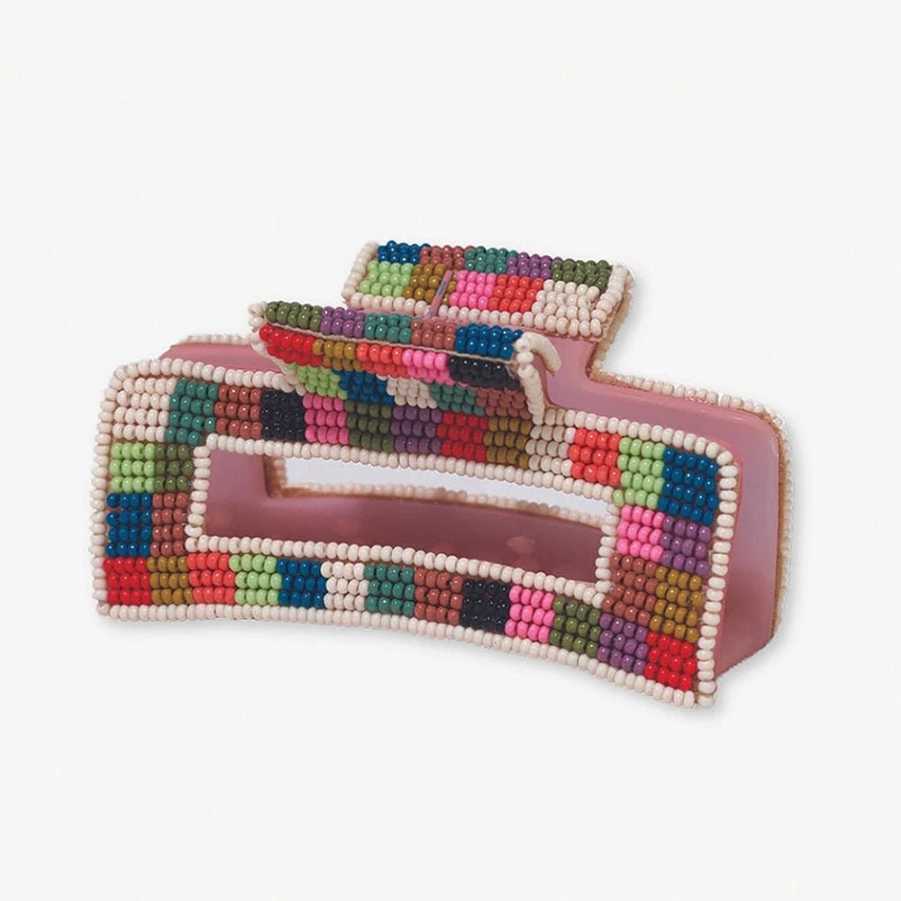 Lola Multi-Color Checked Claw - Jao Brand