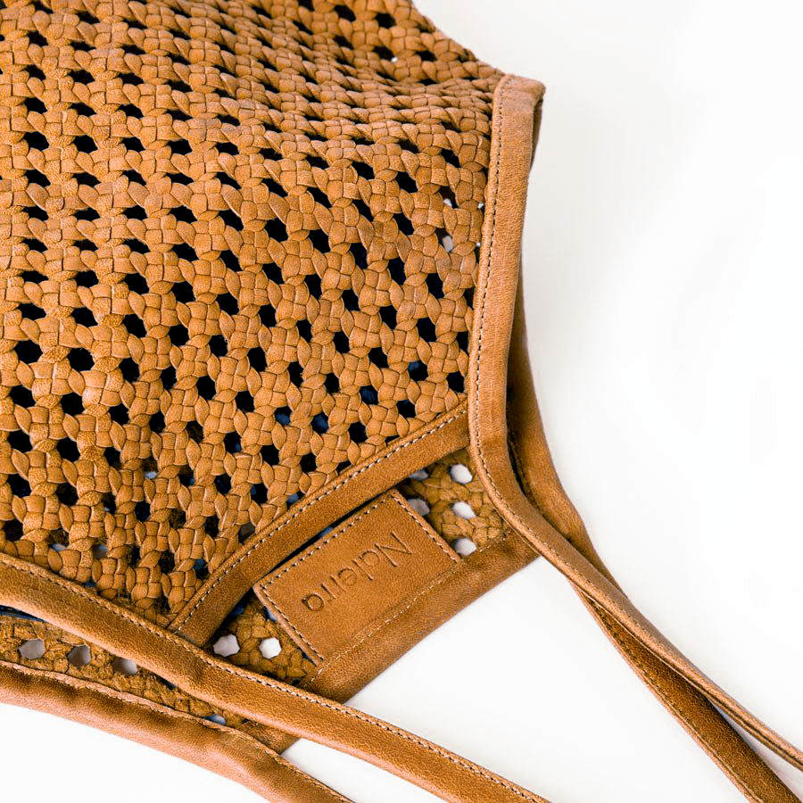 Market Leather Bag - Caramel - Jao Brand