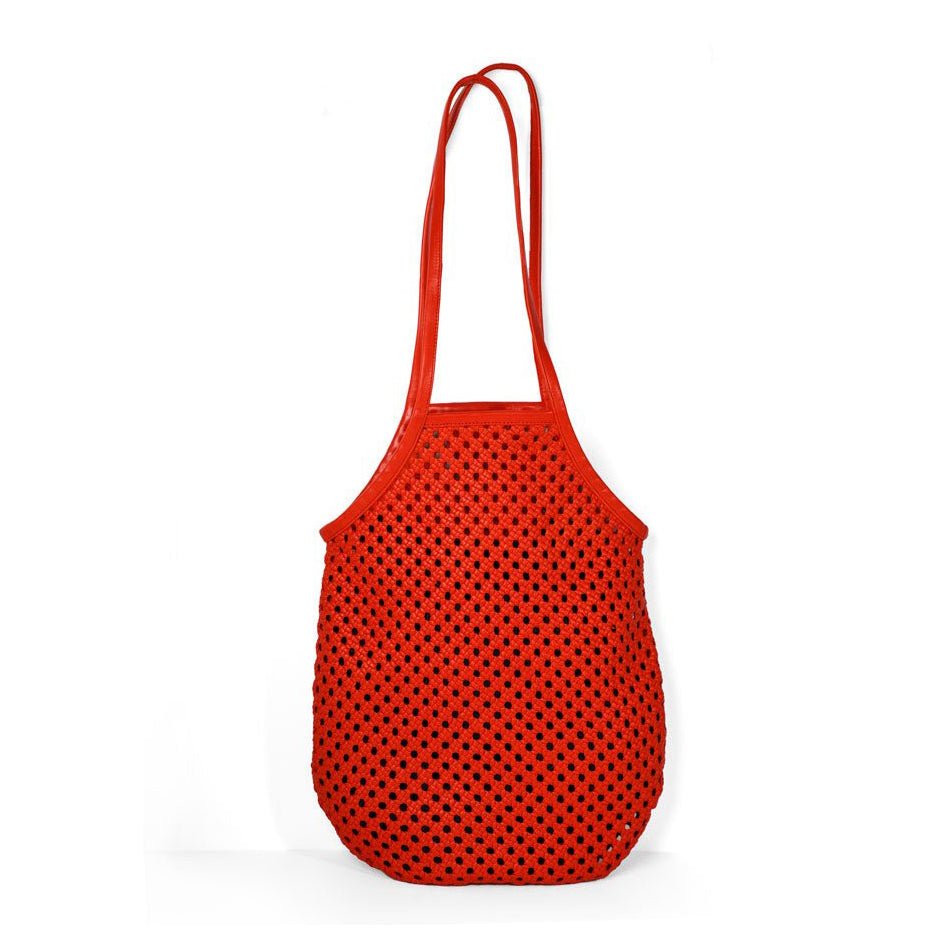 Market Leather Bag - Poppy - Jao Brand