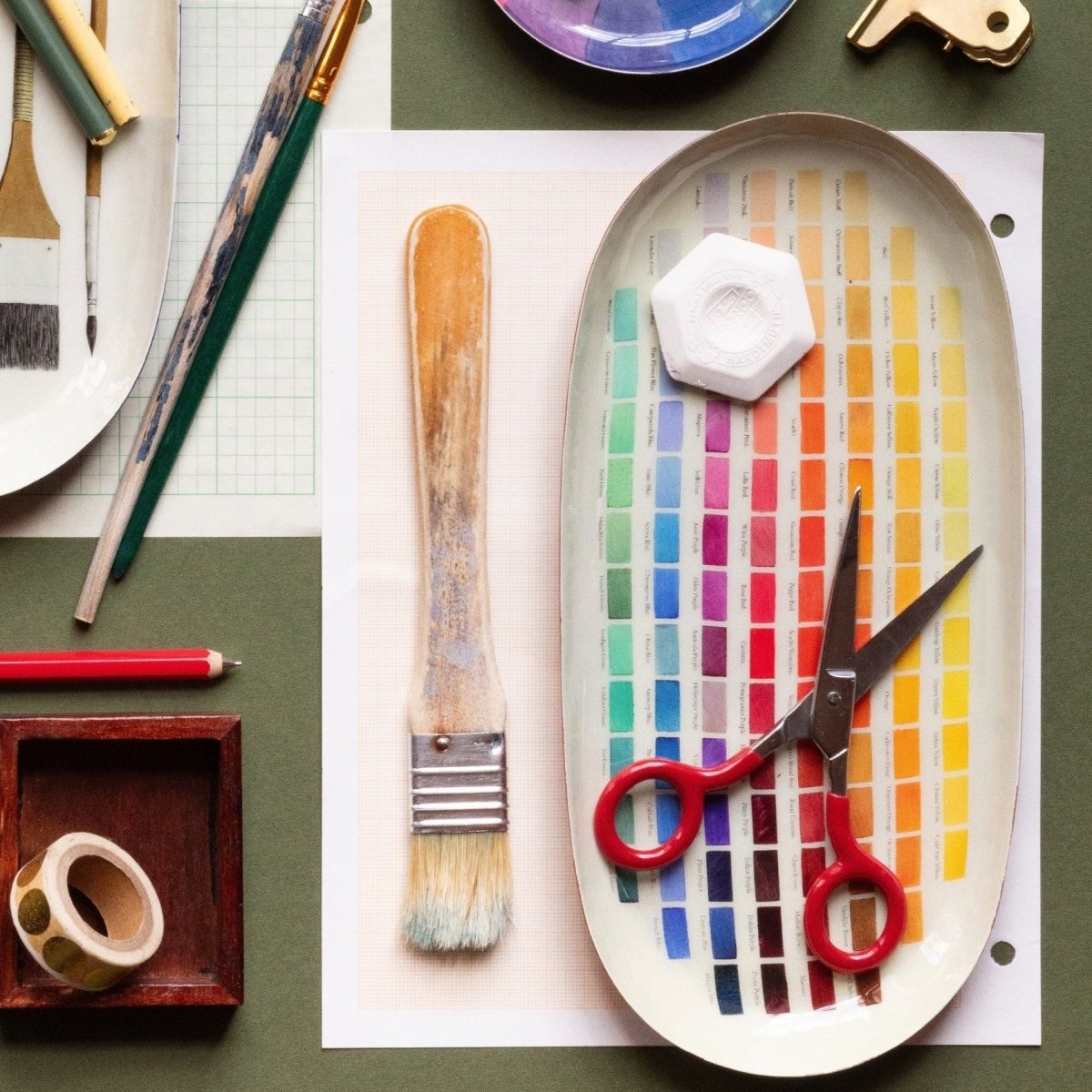 Nomenclature of Colors Enamel Tray - Jao Brand