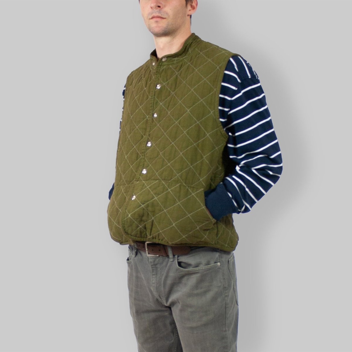 Quilted Snap Vest - Jao Brand