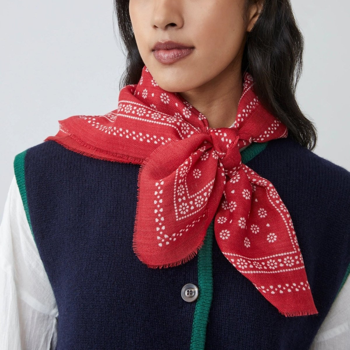 Wool Bandana Scarf - Jao Brand