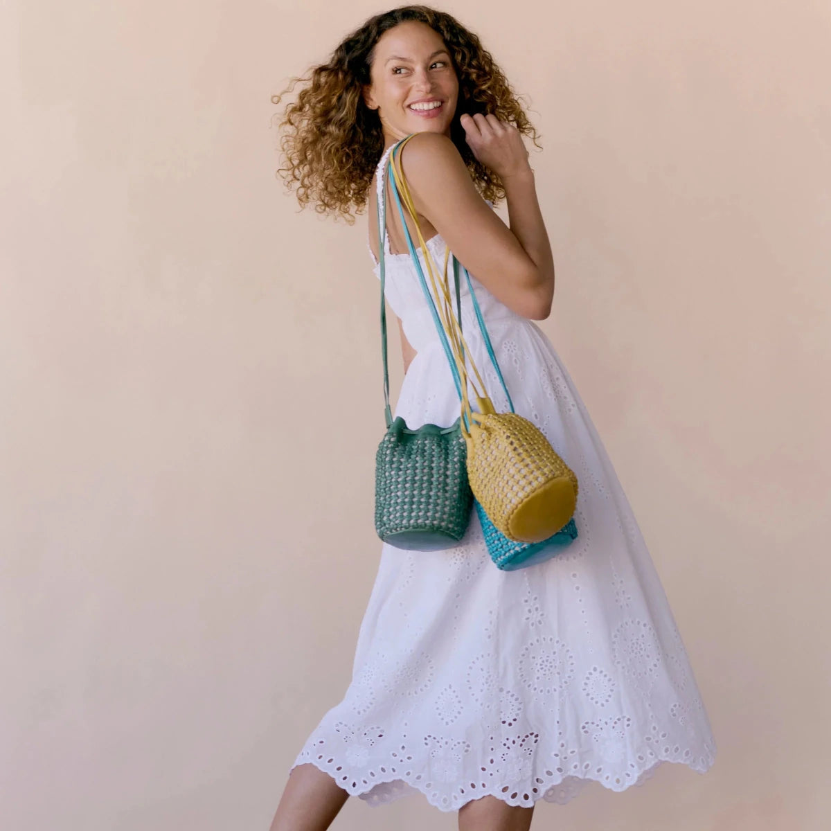 Woven Leather Crossbody Bag - Jao Brand