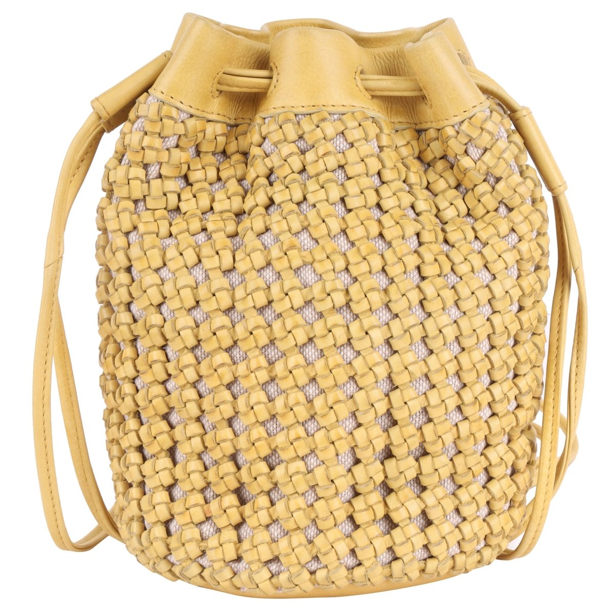 Woven Leather Crossbody Bag - Jao Brand