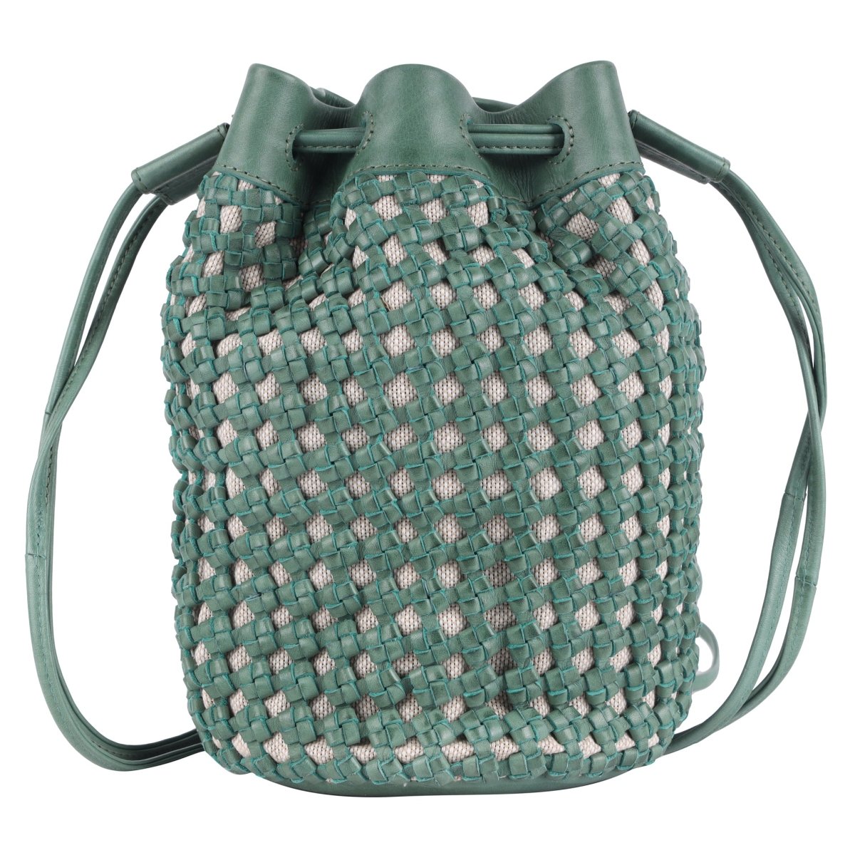 Woven Leather Crossbody Bag - Jao Brand