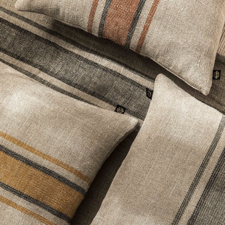 French Bedroll - Striped Linen - Jao Brand